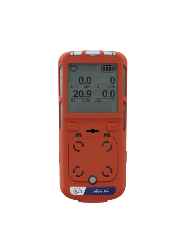 ION Science ARA-X4, 4-Gas Detector, Diffusion (O2/LEL/H2S/CO)